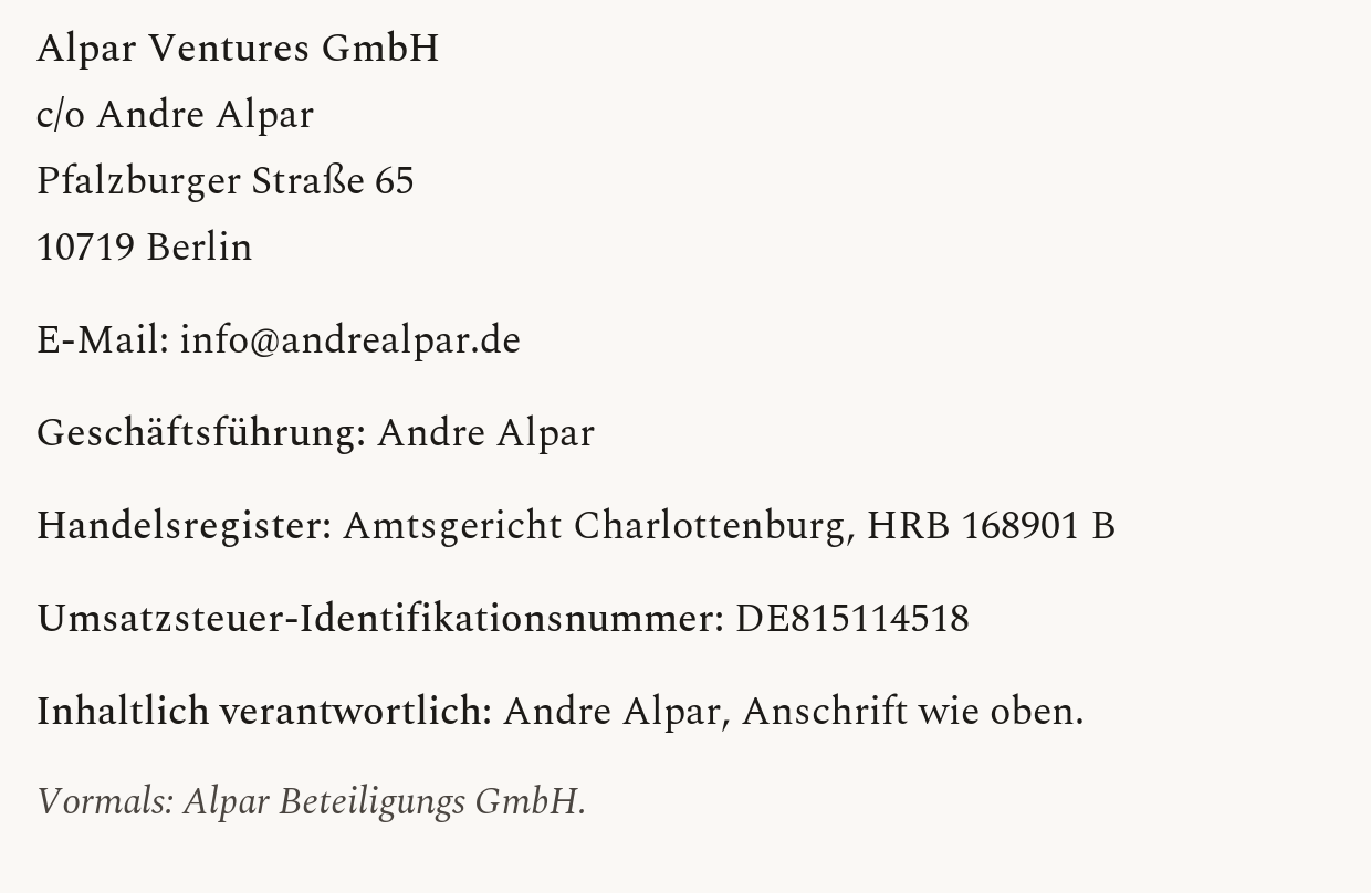 Anbieterangaben gemäß § 5 DDG